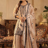 Indyancart IE Women Ethnic Motifs Embroidered Regular Beads and Stones Kurta Set With Dupatta