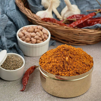 Vellanki Foods - Palli Karam Podi (Peanut Powder) With Garlic - Indyancart