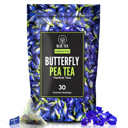 Blue Tea Butterfly Pea Herbal Tea Bags - Indyancart