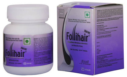Abbott New Follihair Nutraceutical Tablets - Indyancart