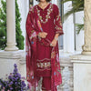 Dhiyona VA Women'sFloral Embroidered Thread Work Pure Cotton Straight Kurta & Trouser & Dupatta