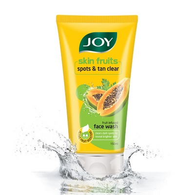 Joy De Tan Papaya Face Wash For Dark Spots Tan & Dead Skin Removal