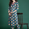 Dhiyona IE Printed Pure Cotton Tunic & Trouser Co-Ords