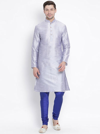Men's Hawa Silk Blend Straight Kurta Pyjama Set