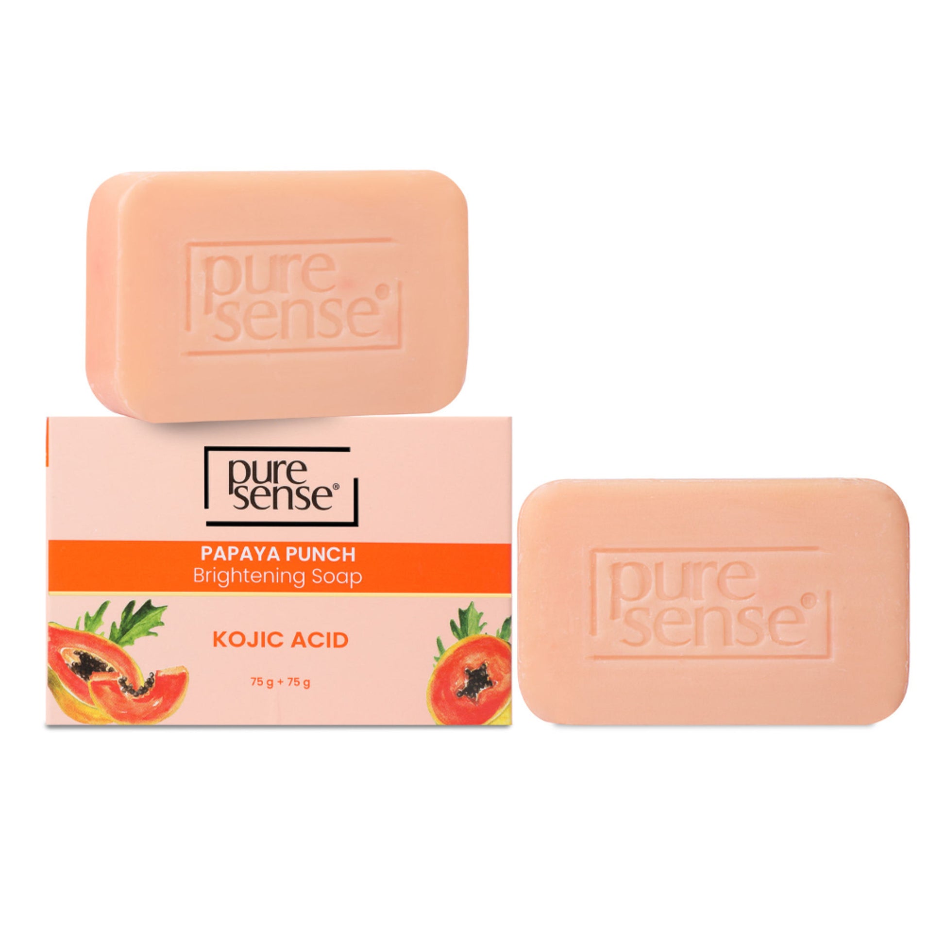 PureSense Papaya Punch Soap - Pack Of 2