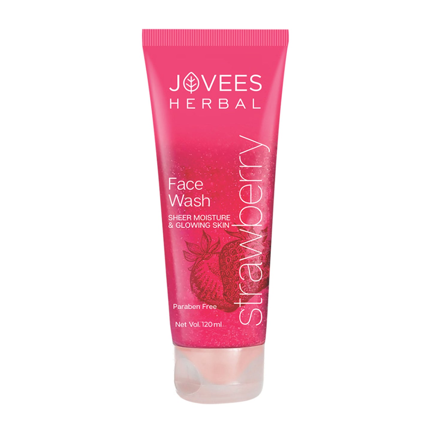 Jovees Herbal Strawberry Face Wash With Strawberry Extracts For Sheer Moisture & Glowing Skin