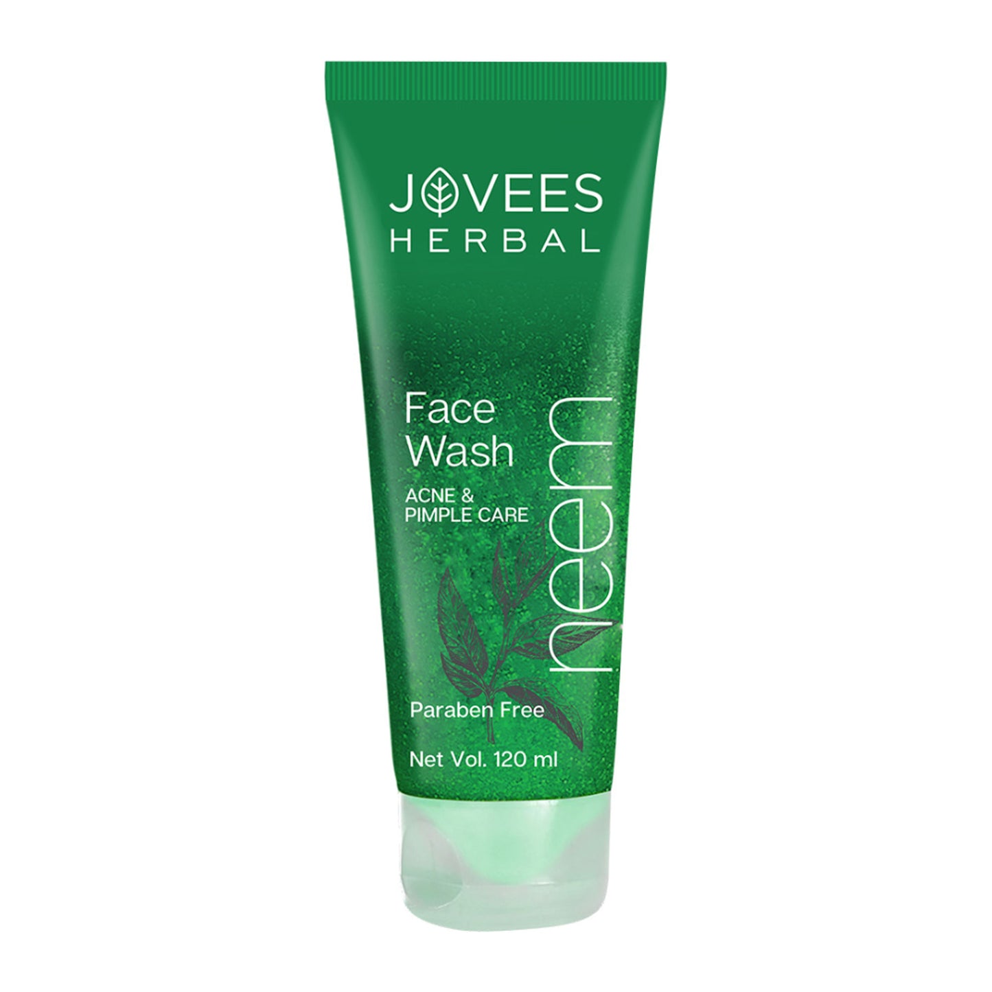 Jovees Herbal Neem Face Wash For Acne And Pimple Care Bright, Clear And Glowing Skin - 120 ml