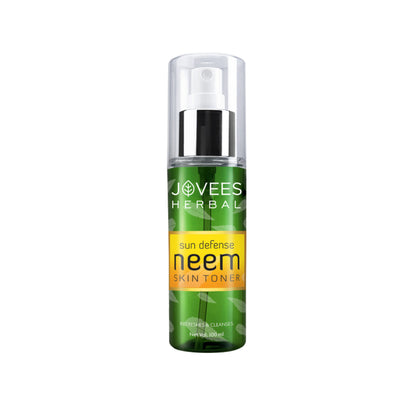 Jovees Herbal Sun Defence Neem Skin Toner Pore Tightening And Protection Against Sun Damage & Tanning - 100 ml