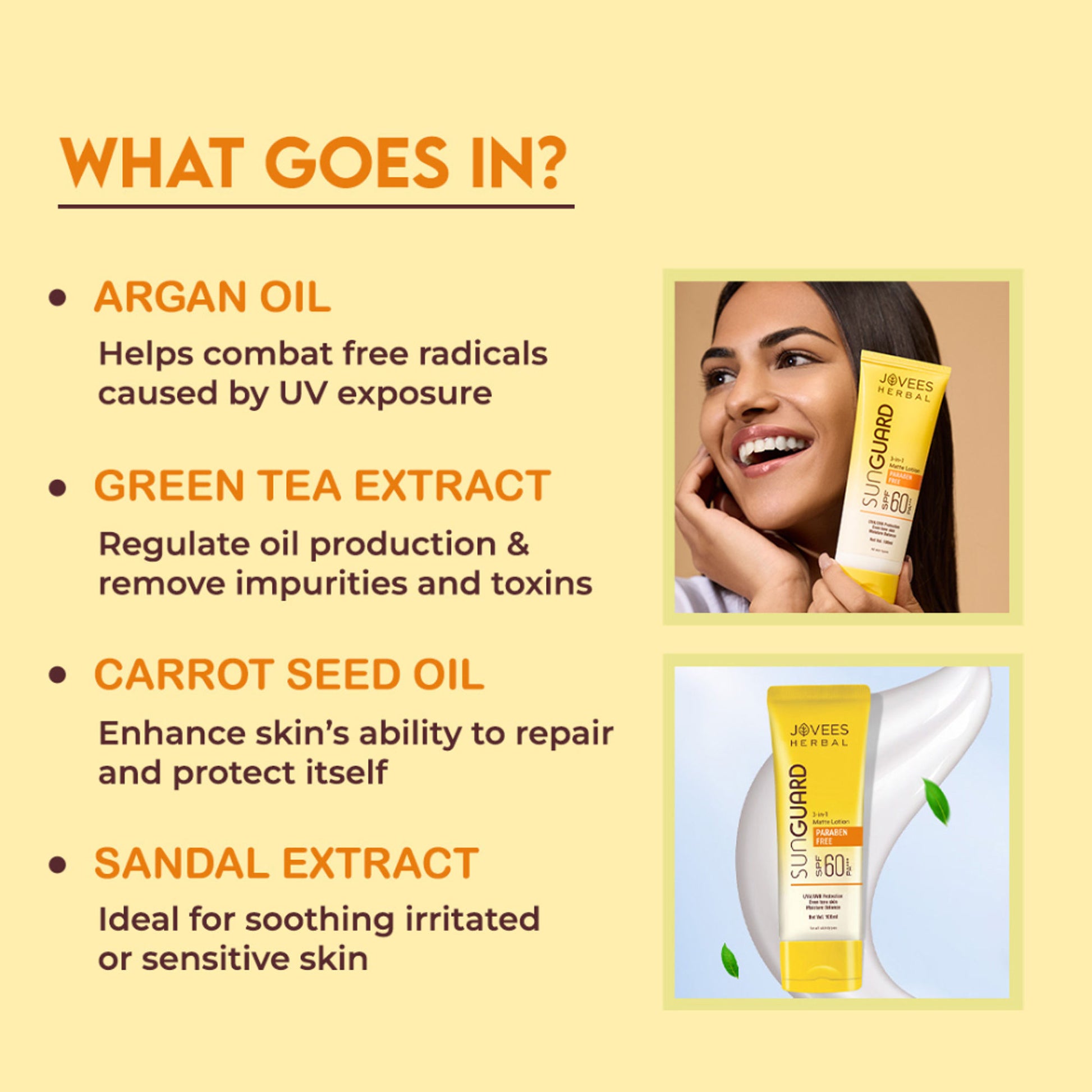 Jovees Herbal Sun Guard Lotion SPF 60 PA++++