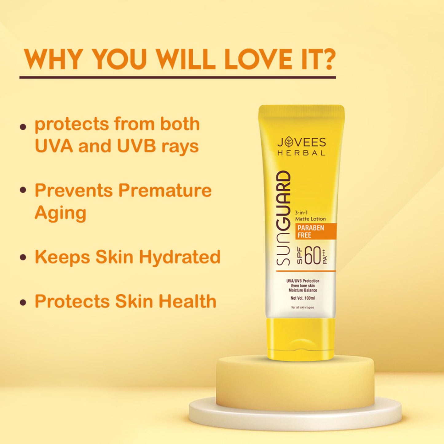 Jovees Herbal Sun Guard Lotion SPF 60 PA++++