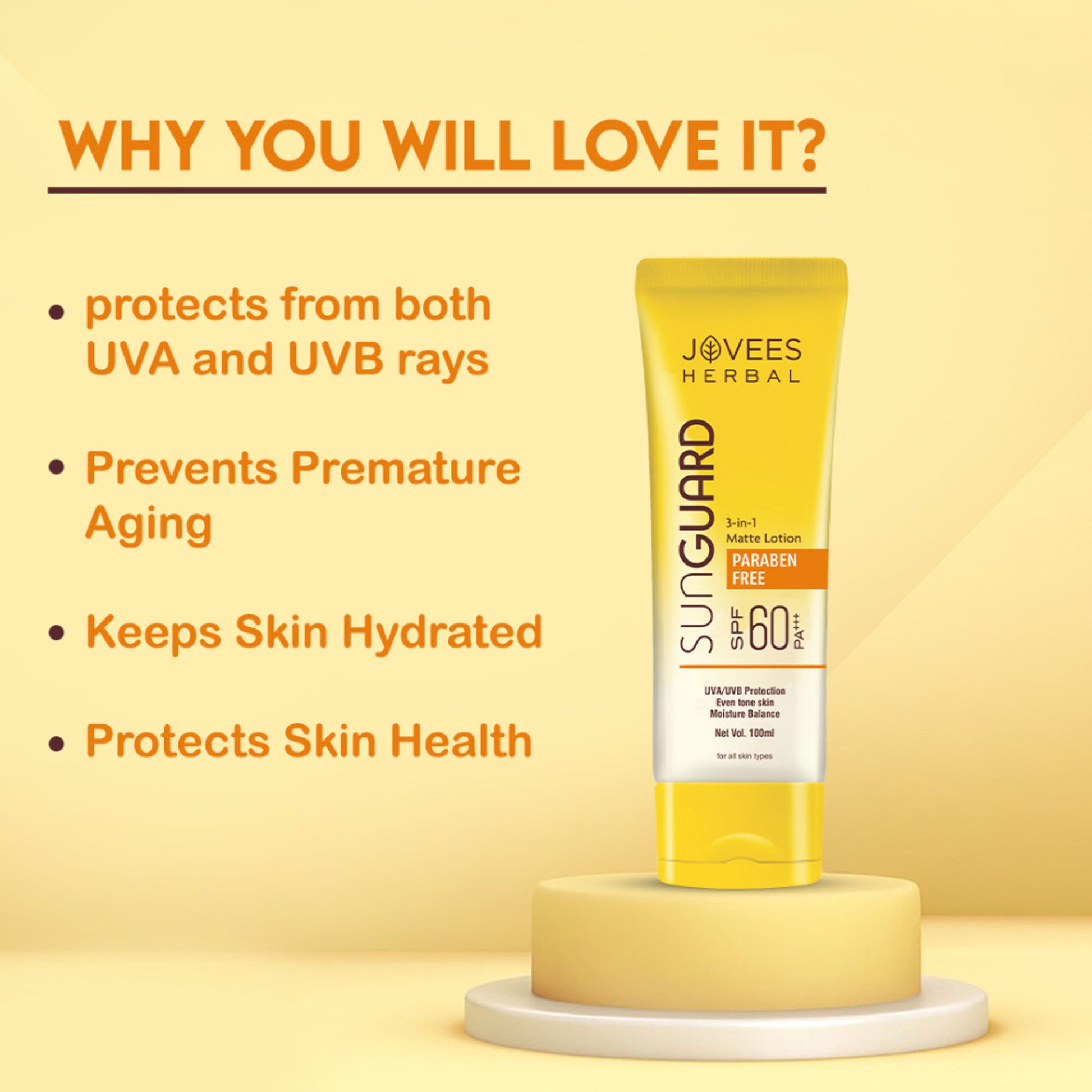 Jovees Herbal Sun Guard Lotion SPF 60 PA++++