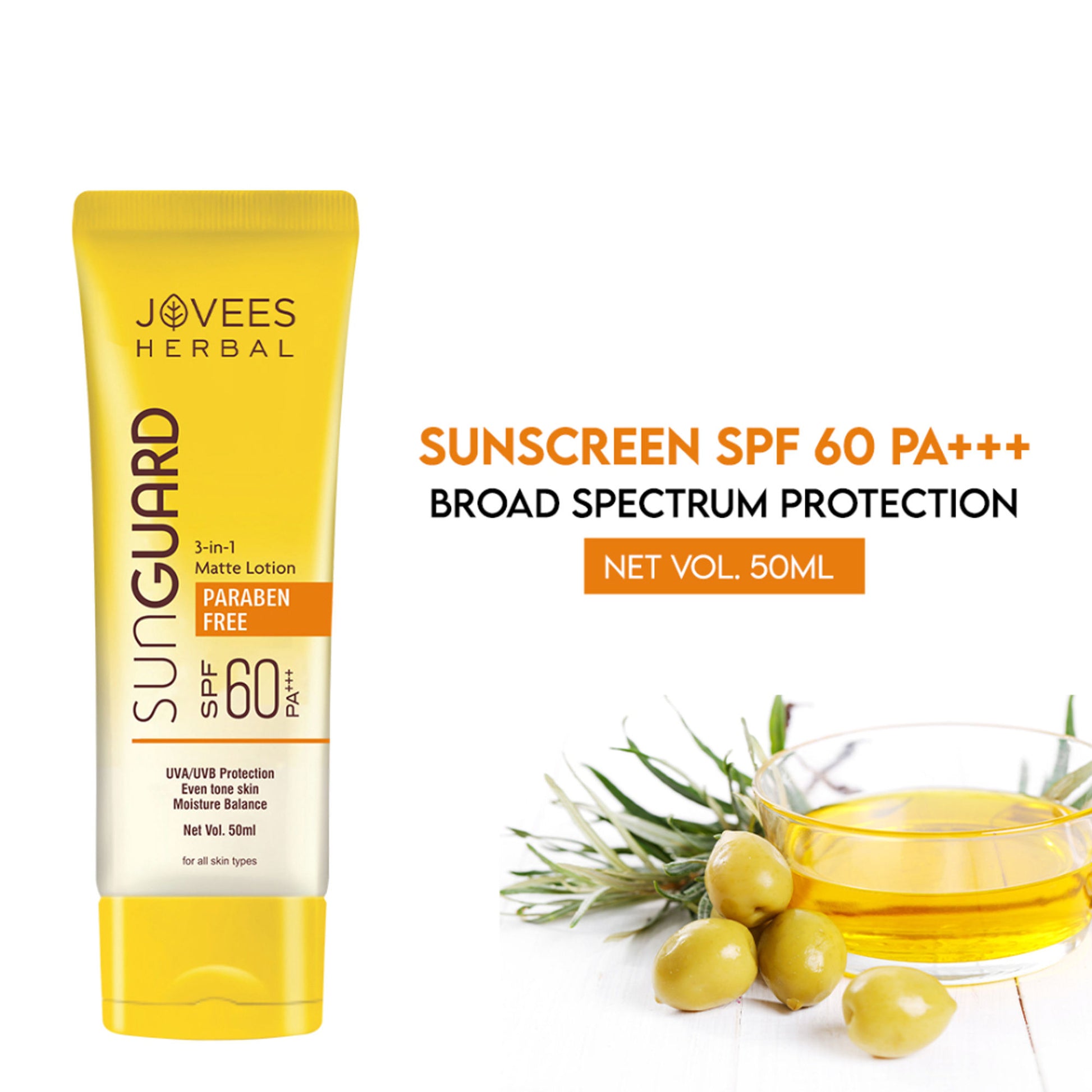 Jovees Herbal Sun Guard Lotion SPF 60 PA++++