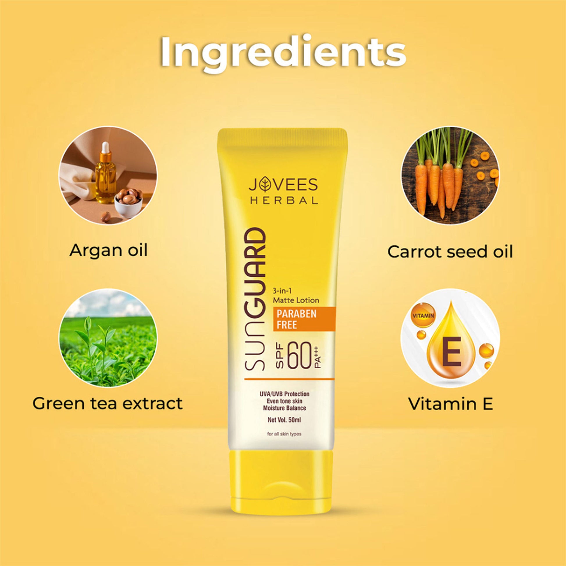 Jovees Herbal Sun Guard Lotion SPF 60 PA++++