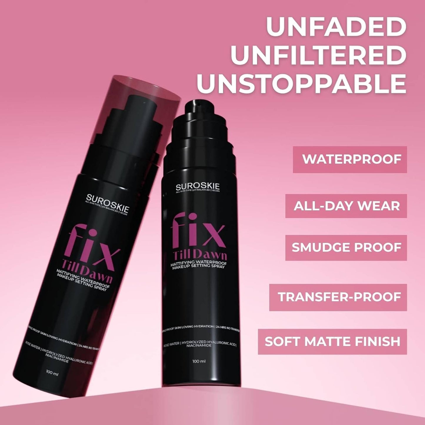 SUROSKIE Fix Till Dawn Mattifying Makeup Setting Spray With Niacinamide