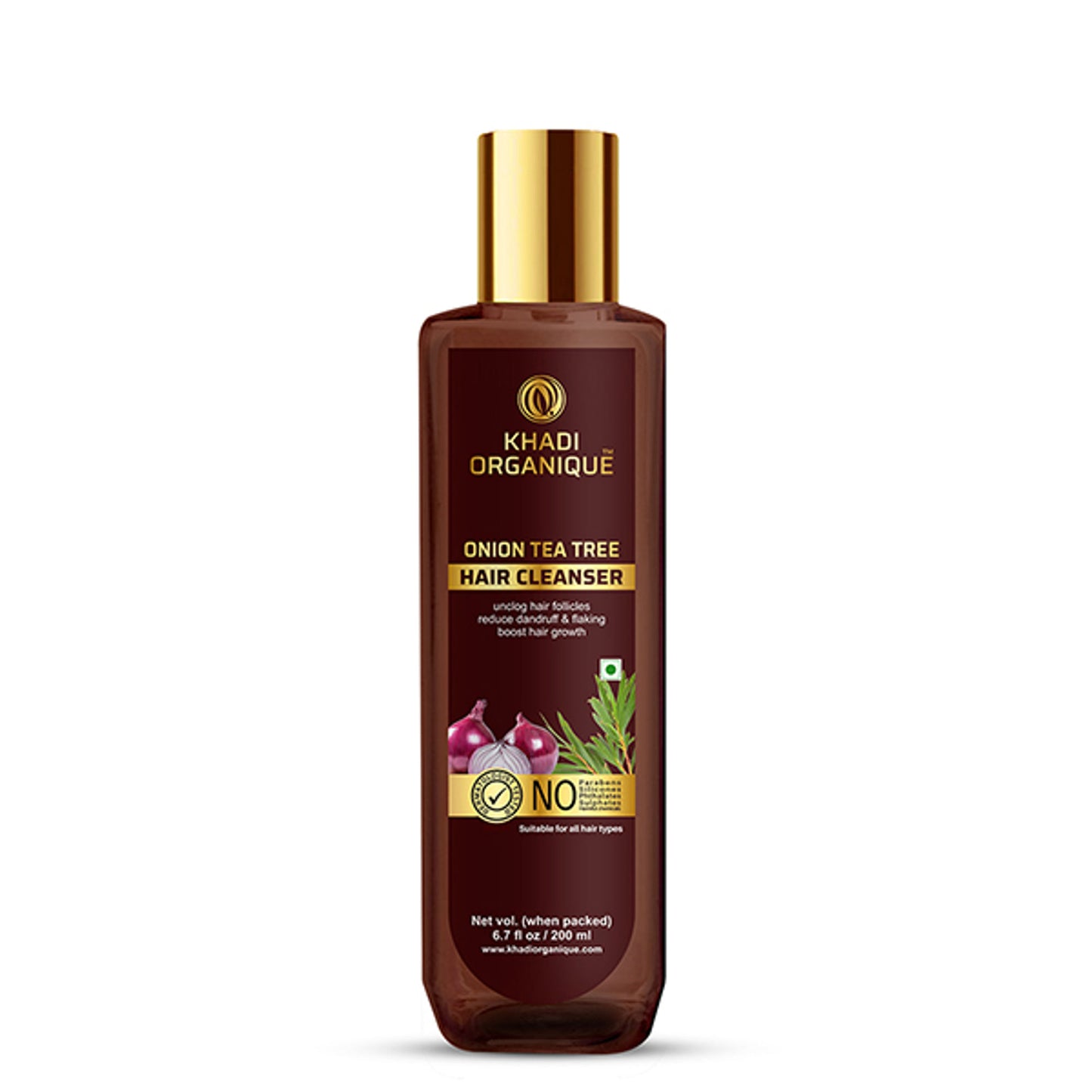 Khadi Organique Onion Tea Tree Hair Cleanser