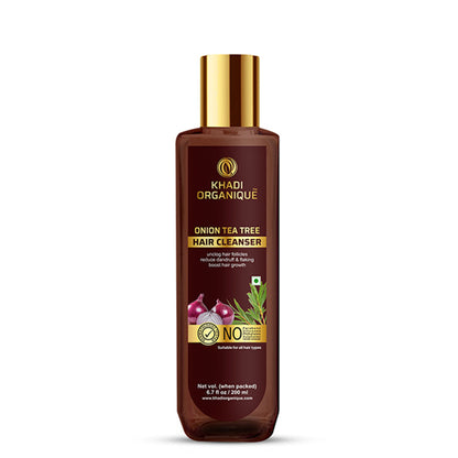 Khadi Organique Onion Tea Tree Hair Cleanser