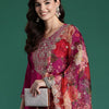 Indyancart IE Women Ethnic Motifs Embroidered Regular Kurta with Trousers & With Dupatta