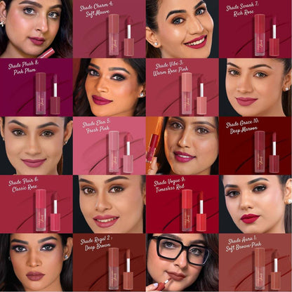 Parul Garg Beauty Ultimate Silk Matte Collection - Pack Of 10