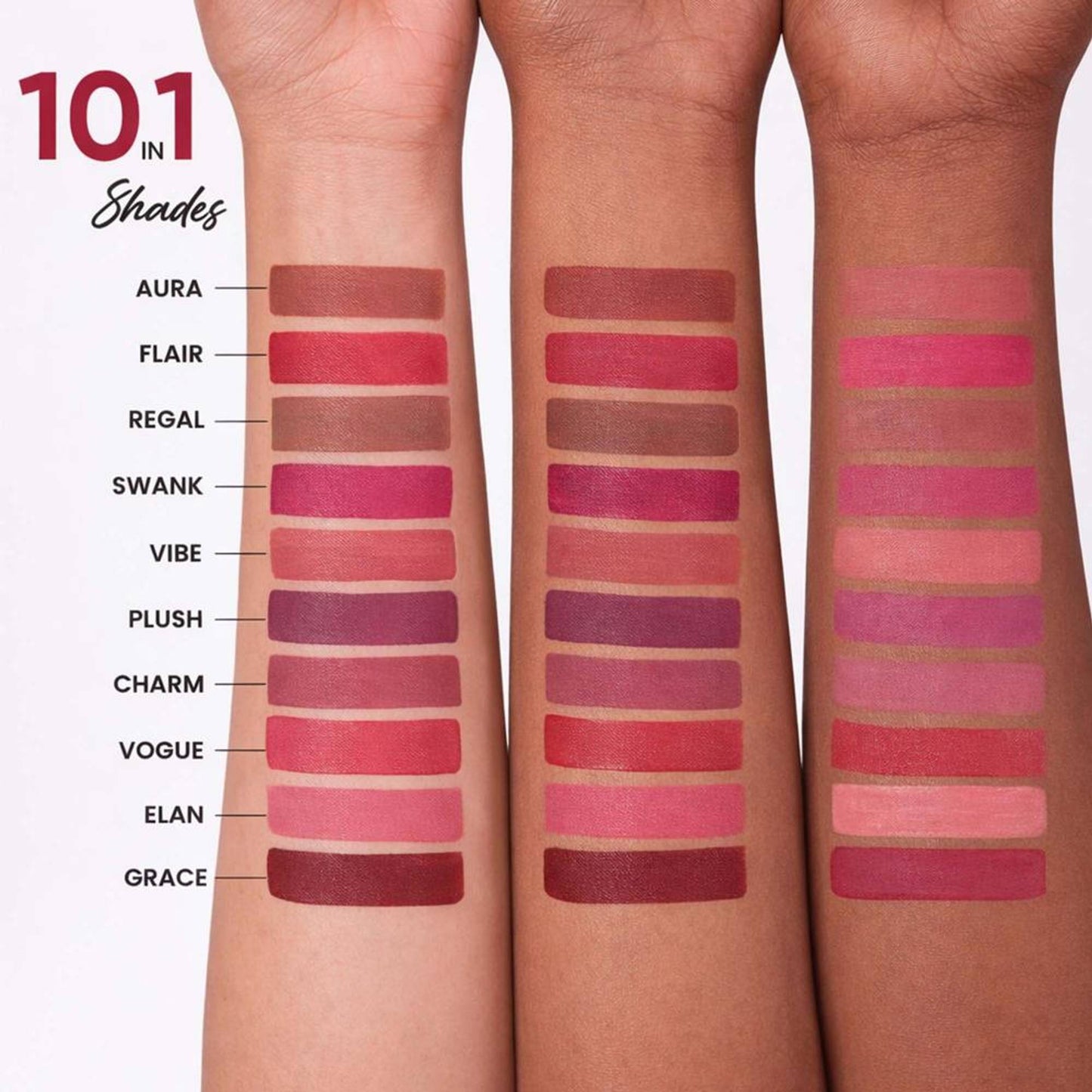 Parul Garg Beauty Ultimate Silk Matte Collection - Pack Of 10