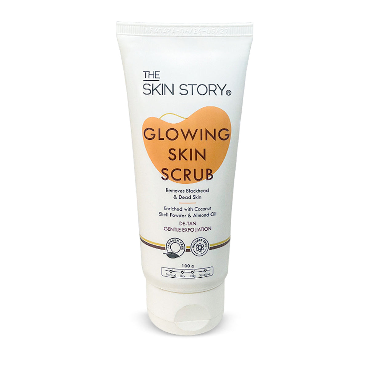 The Skin Story Gentle Detan Face Scrub Exfoliate Dead Skin Remove Blackheads Dark Spots Pigmentation