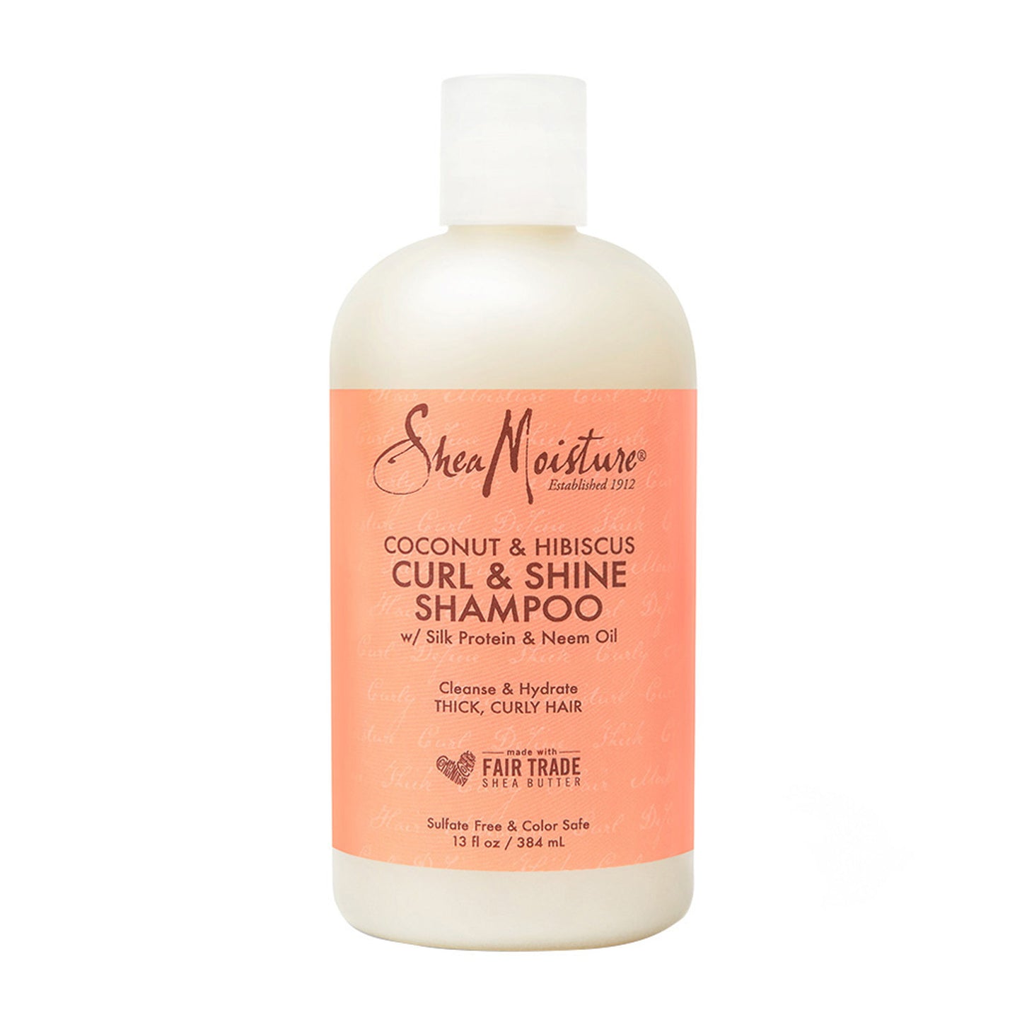 Shea Moisture Coconut & Hibiscus Curl & Shine Shampoo For Curly Hair