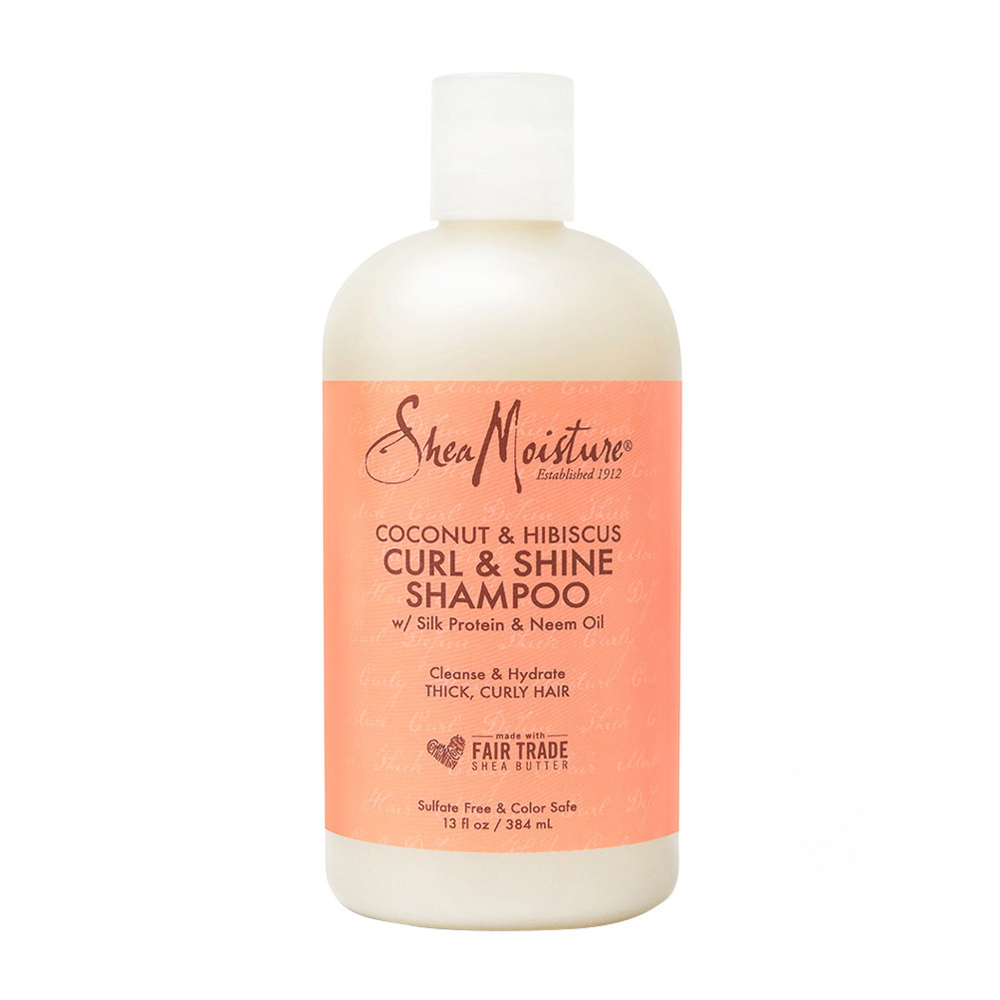 Shea Moisture Coconut & Hibiscus Curl & Shine Shampoo For Curly Hair