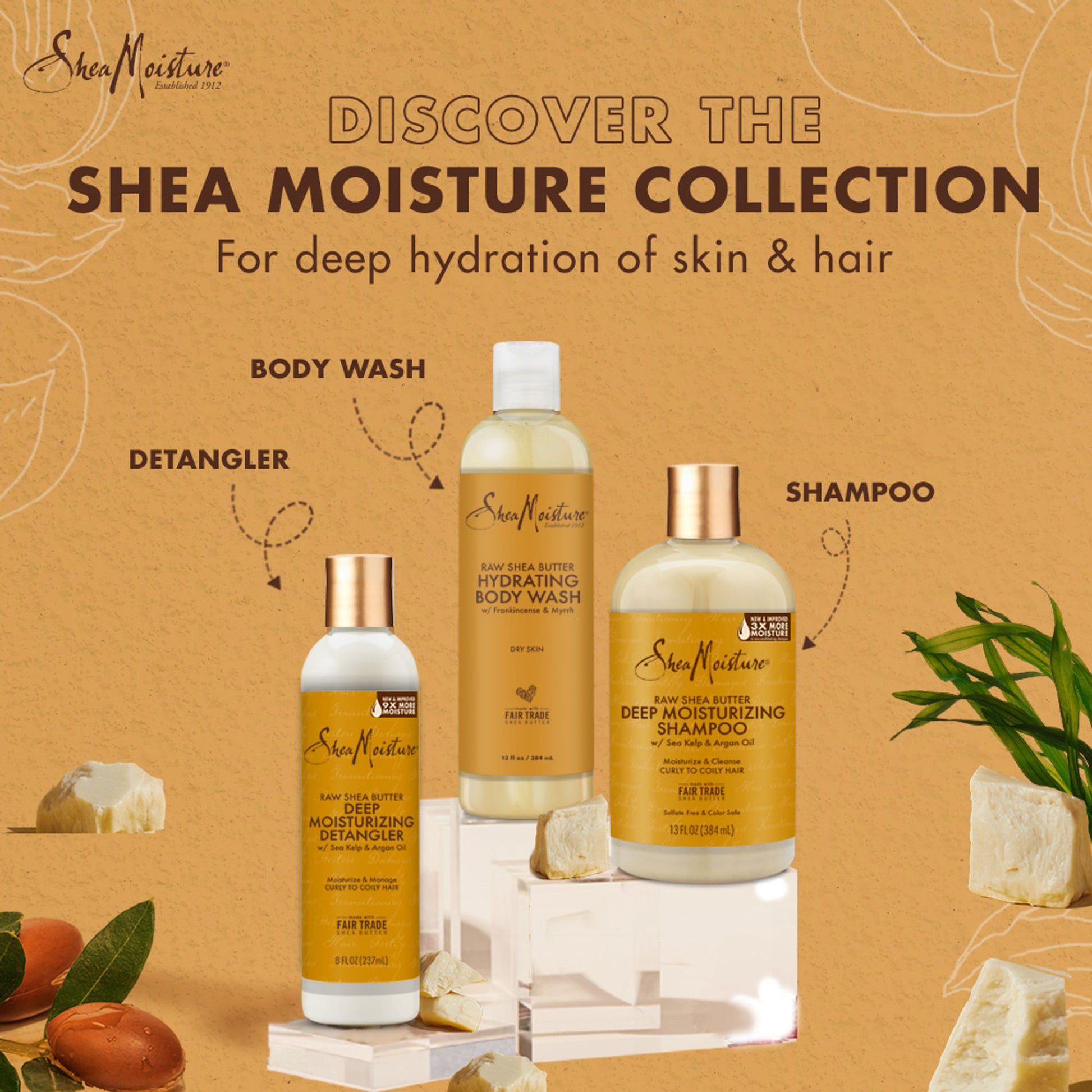 Shea Moisture Raw Shea Butter Deep Moisturizing Shampoo