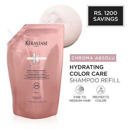 Kérastase Chroma Absolu Respect Shampoo For Colour Protection,Sulphate-Free