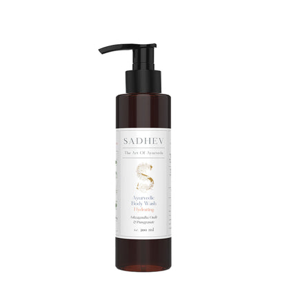 SADHEV Ayurvedic Ashwagandha, Oudh & Pomegranate Hydrating Body Wash