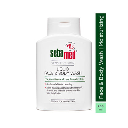 Sebamed Liquid Face and Body Wash - For all skin types