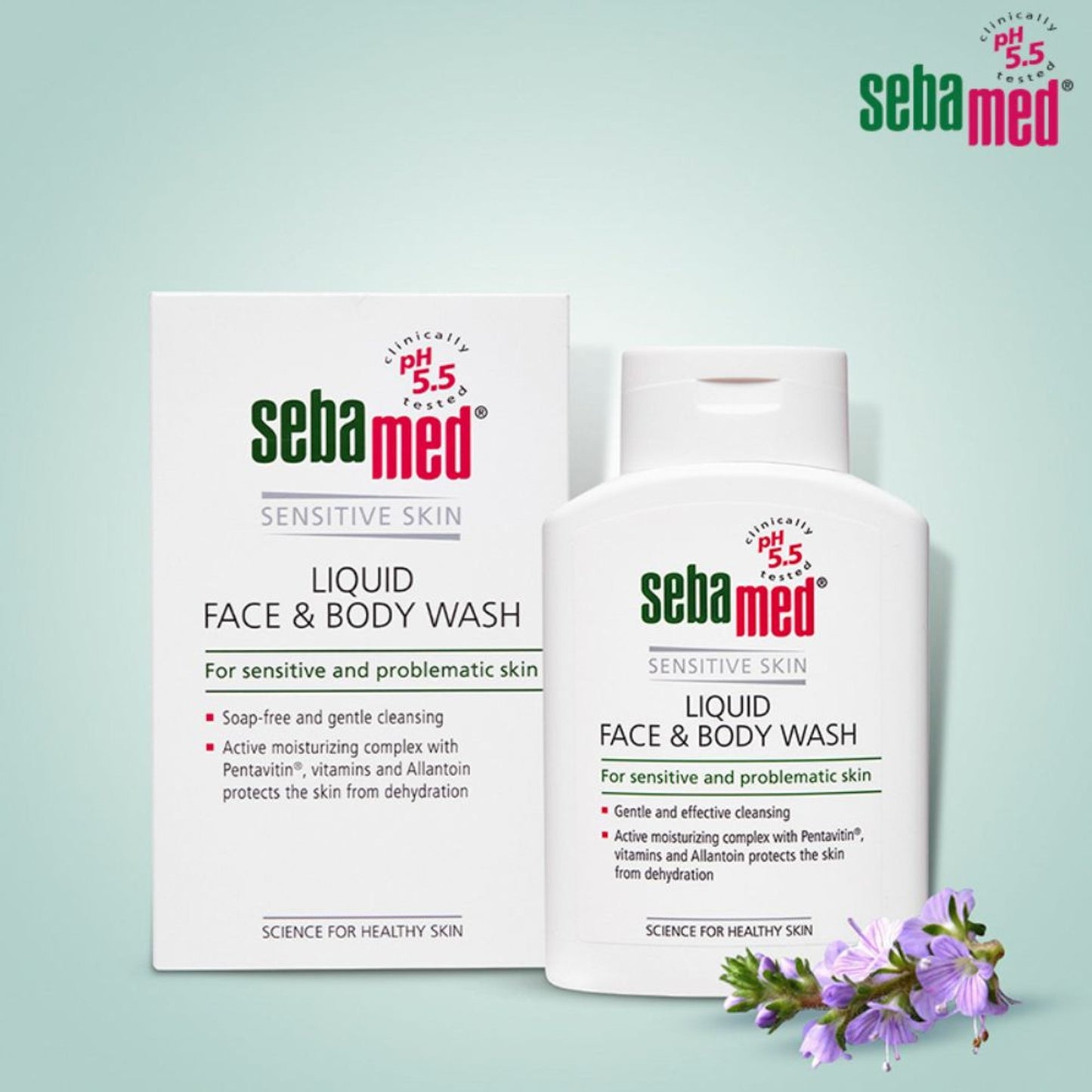 Sebamed Liquid Face and Body Wash - For all skin types