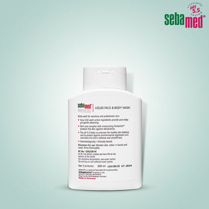 Sebamed Liquid Face and Body Wash - For all skin types
