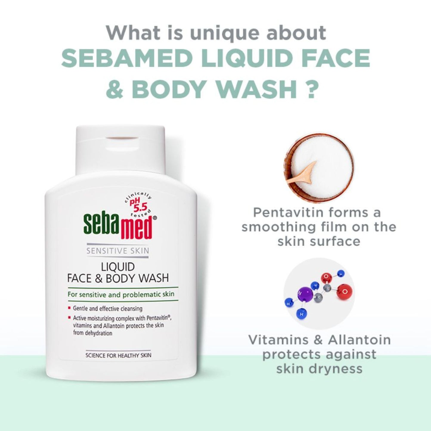 Sebamed Liquid Face and Body Wash - For all skin types