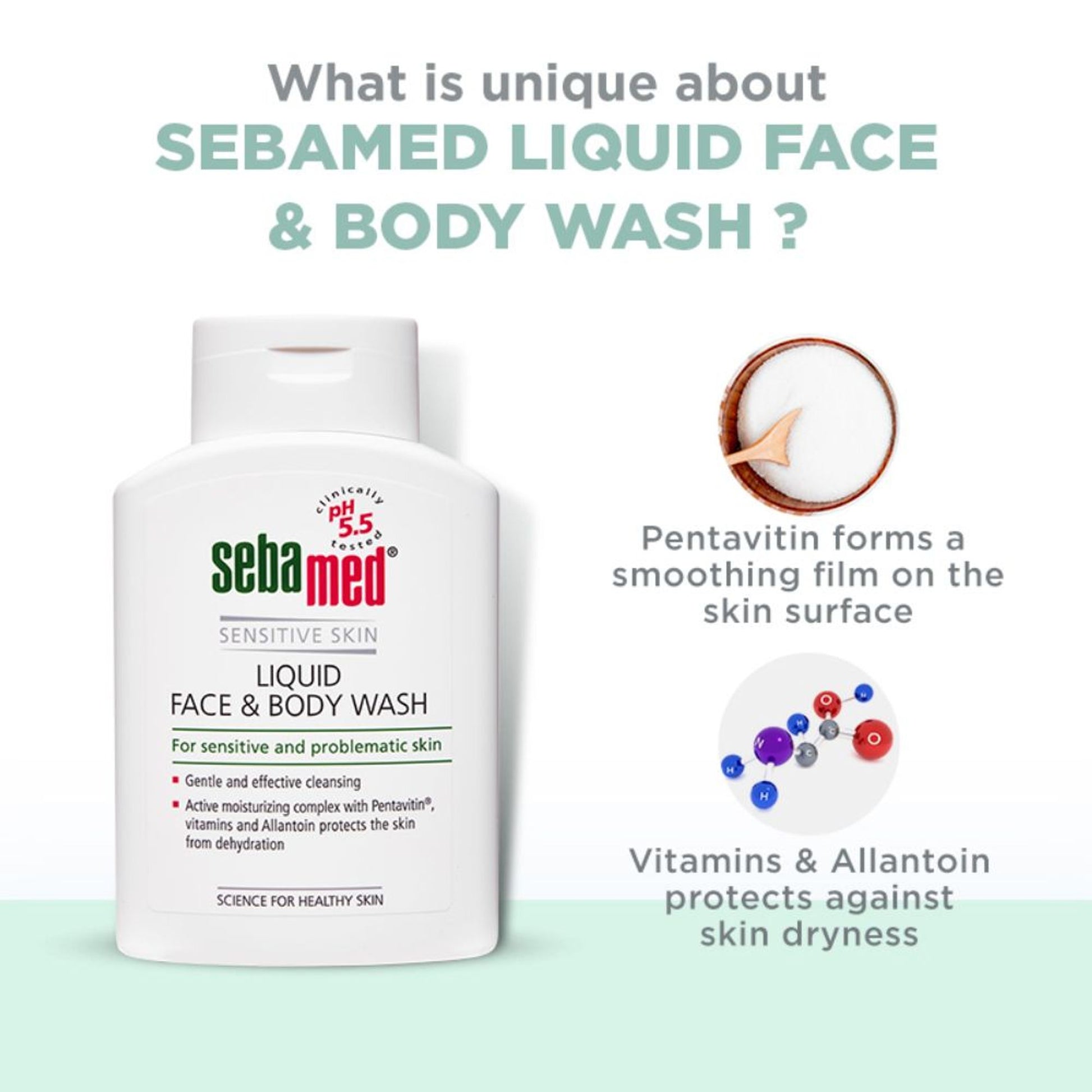 Sebamed Liquid Face and Body Wash - For all skin types