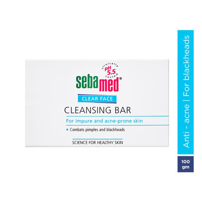 Sebamed Clear Face Cleansing Bar - For impure and oily skin