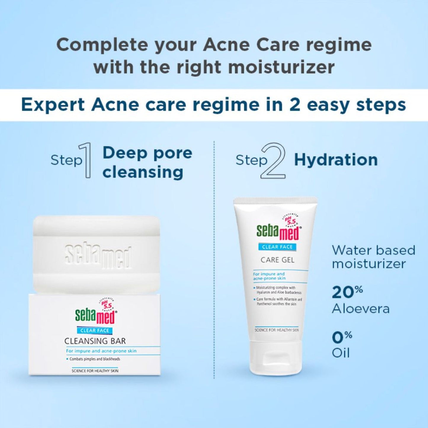 Sebamed Clear Face Cleansing Bar - For impure and oily skin