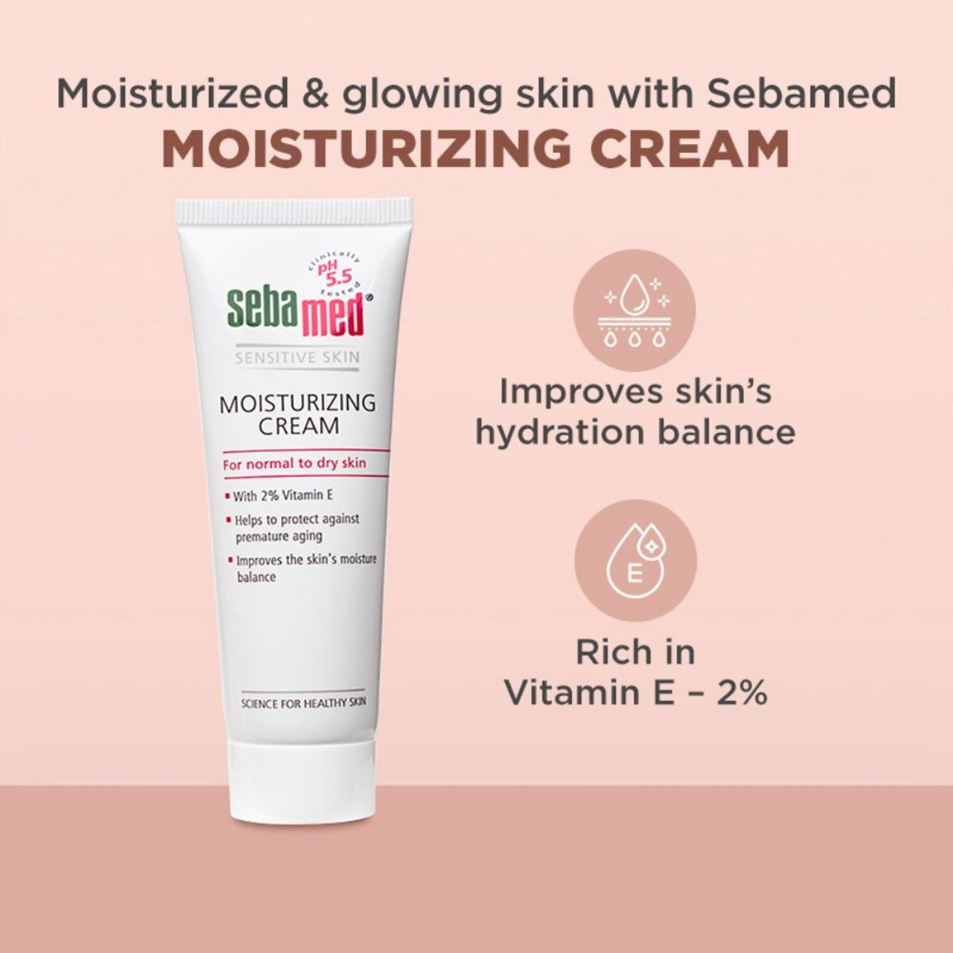Sebamed Moisturizing Cream - For Normal to dry skin