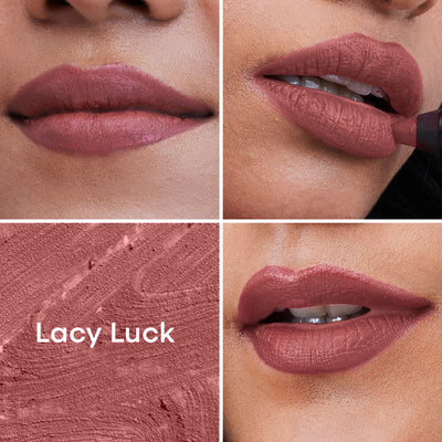 Nykaa Matte-illicious Transferproof Lip Crayon Lipstick with Free Sharpener - Lacy Luck 10