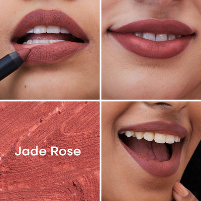 Nykaa Matte-illicious Transferproof Lip Crayon Lipstick with Free Sharpener - Jade Rose 11