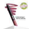 Nykaa Matte-illicious Transferproof Lip Crayon Lipstick with Free Sharpener - Twilight Dreams 13