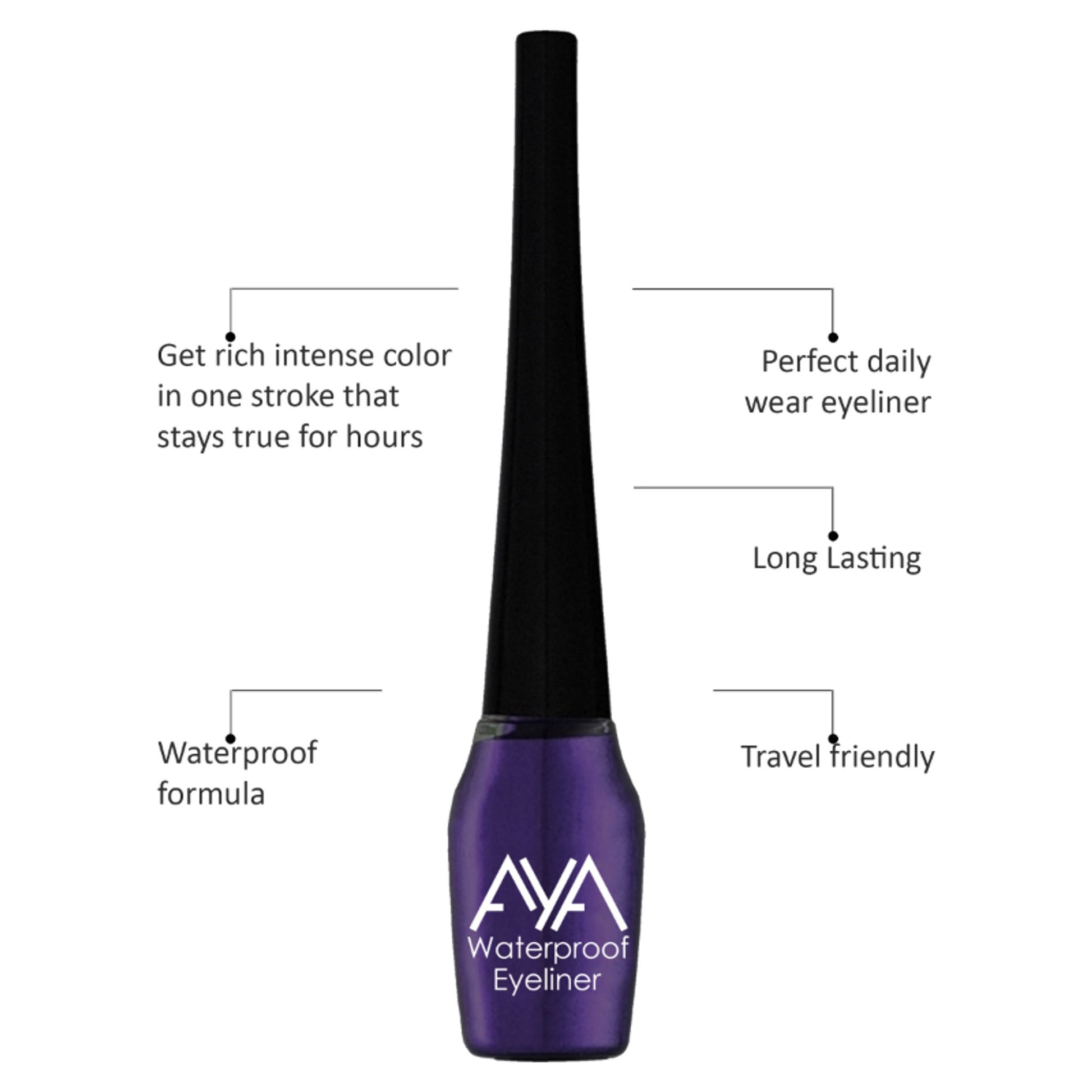 AYA Waterproof Eyeliner - Purple