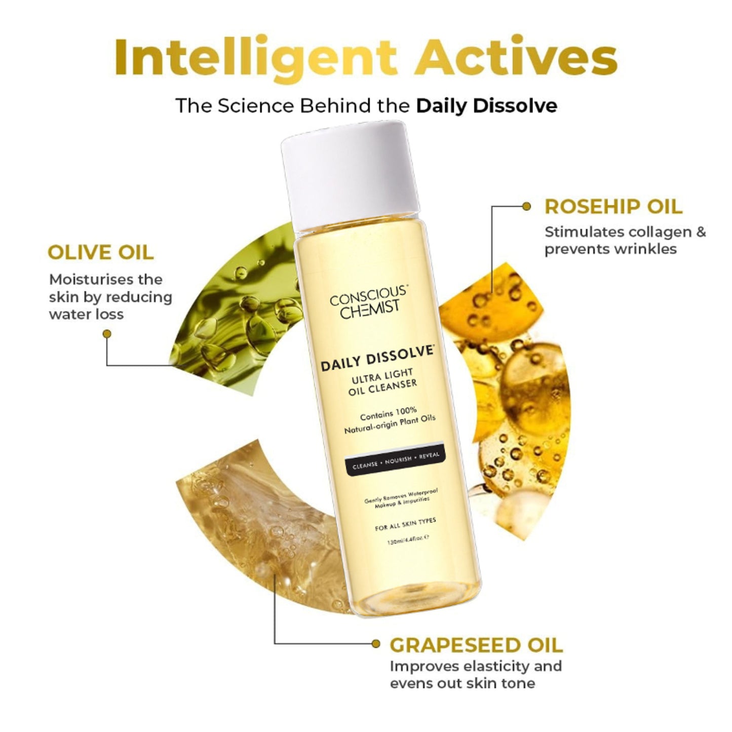 Conscious Chemist Daily Dissolve Ultra Light Oil Cleanser