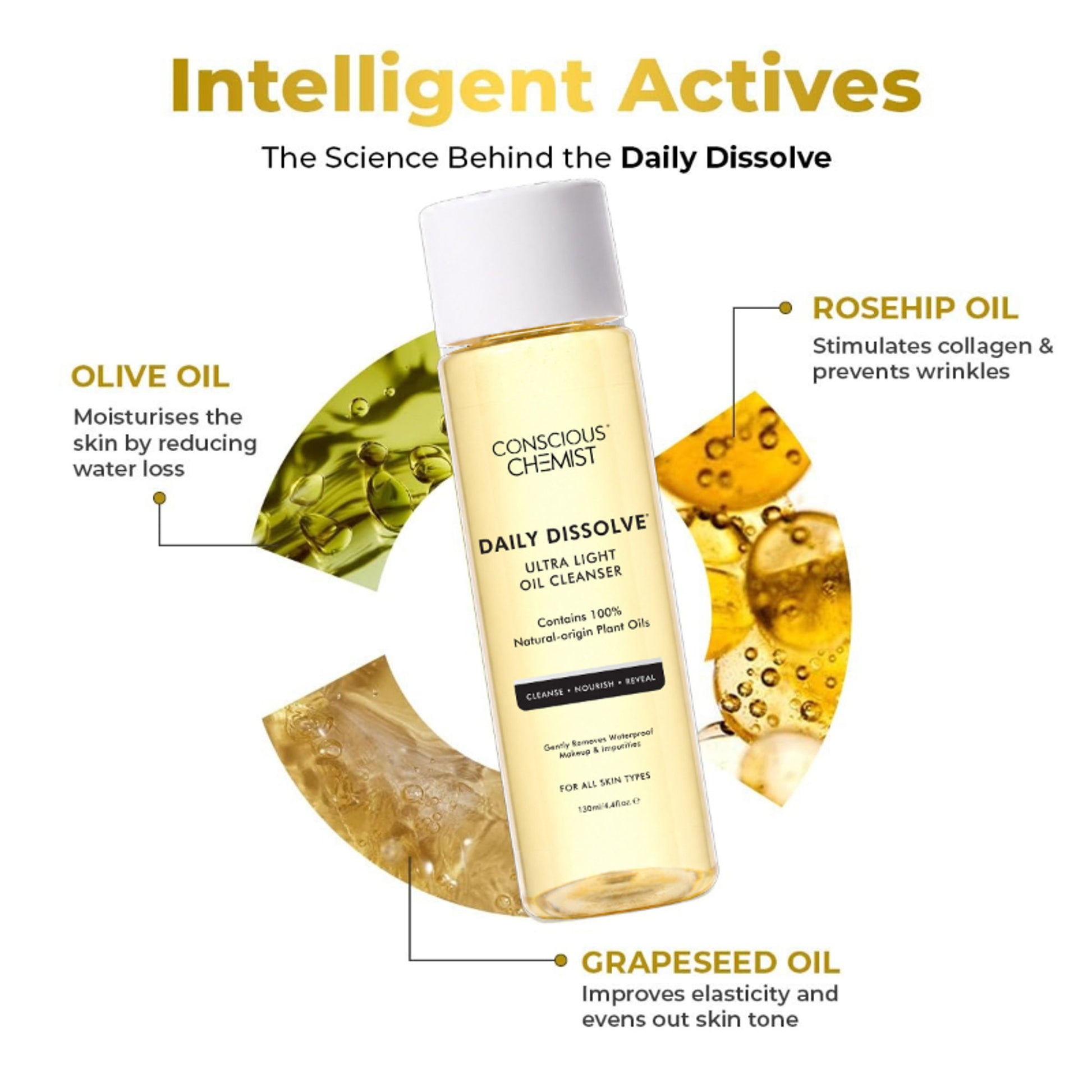 Conscious Chemist Daily Dissolve Ultra Light Oil Cleanser