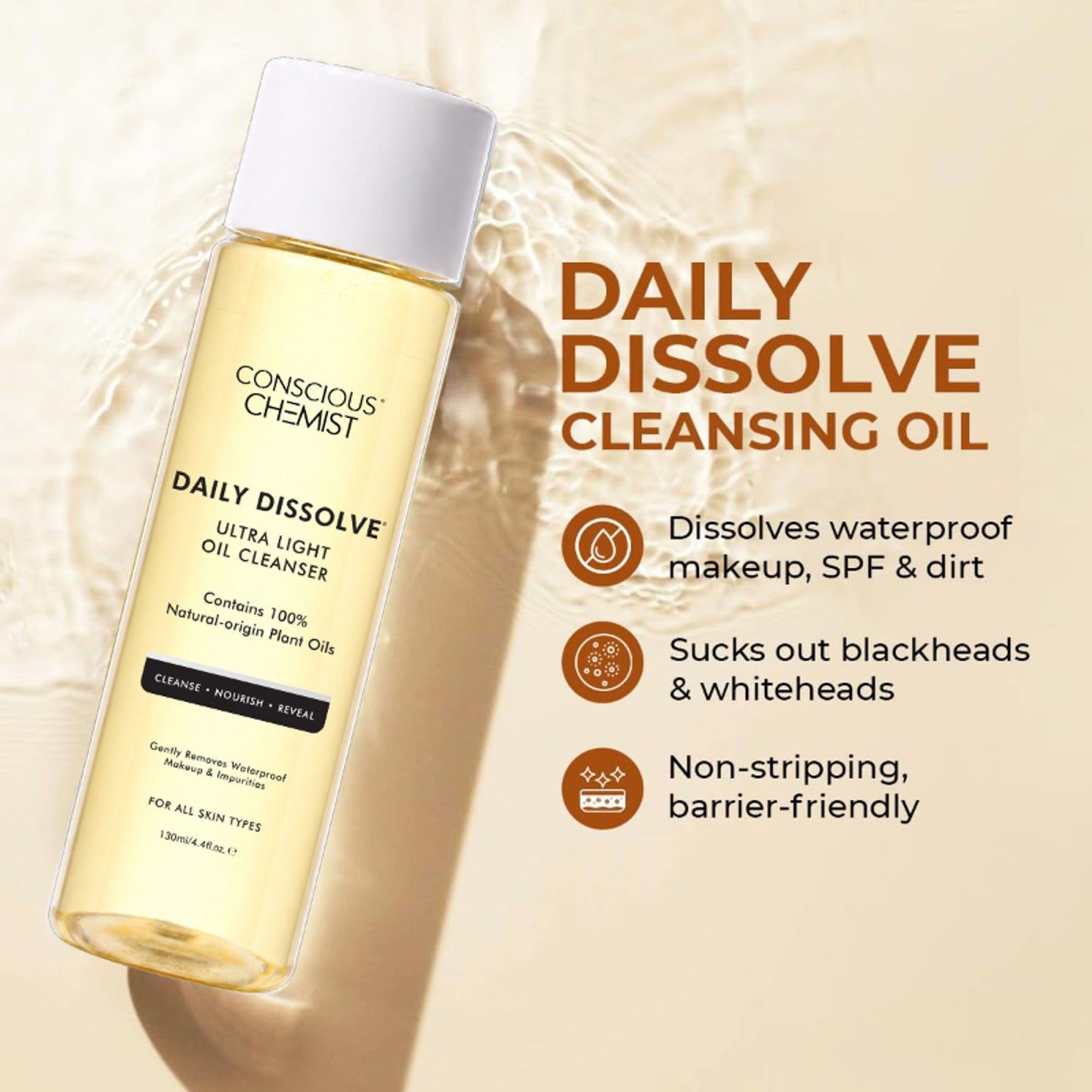 Conscious Chemist Daily Dissolve Ultra Light Oil Cleanser