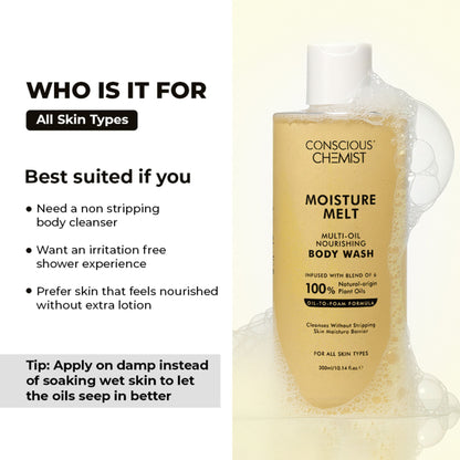 Conscious Chemist Moiture Melt Multi-Oil Nourishing Bodywash