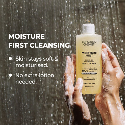 Conscious Chemist Moiture Melt Multi-Oil Nourishing Bodywash