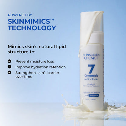 Conscious Chemist 7 Ceramide Infused Milky Toner With Milk Protein & Niacinamide
