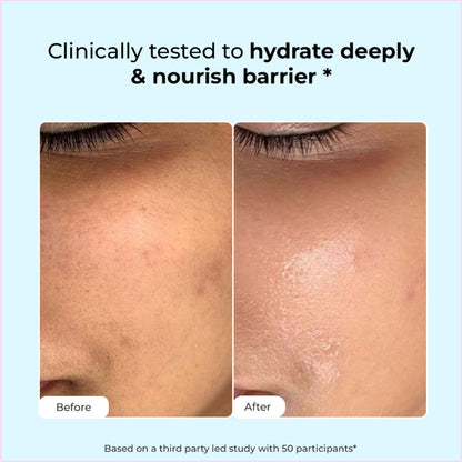 Conscious Chemist Gentle Hydrating Face Wash For Dry Skin with Hyaluronic Acid and Ceramides