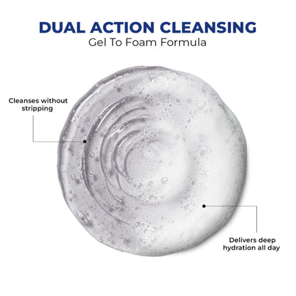 Conscious Chemist Gentle Hydrating Face Wash For Dry Skin with Hyaluronic Acid and Ceramides
