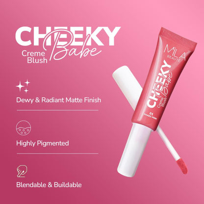 Mila Beaute Cheeky Babe Cream Blush - Naked Pink